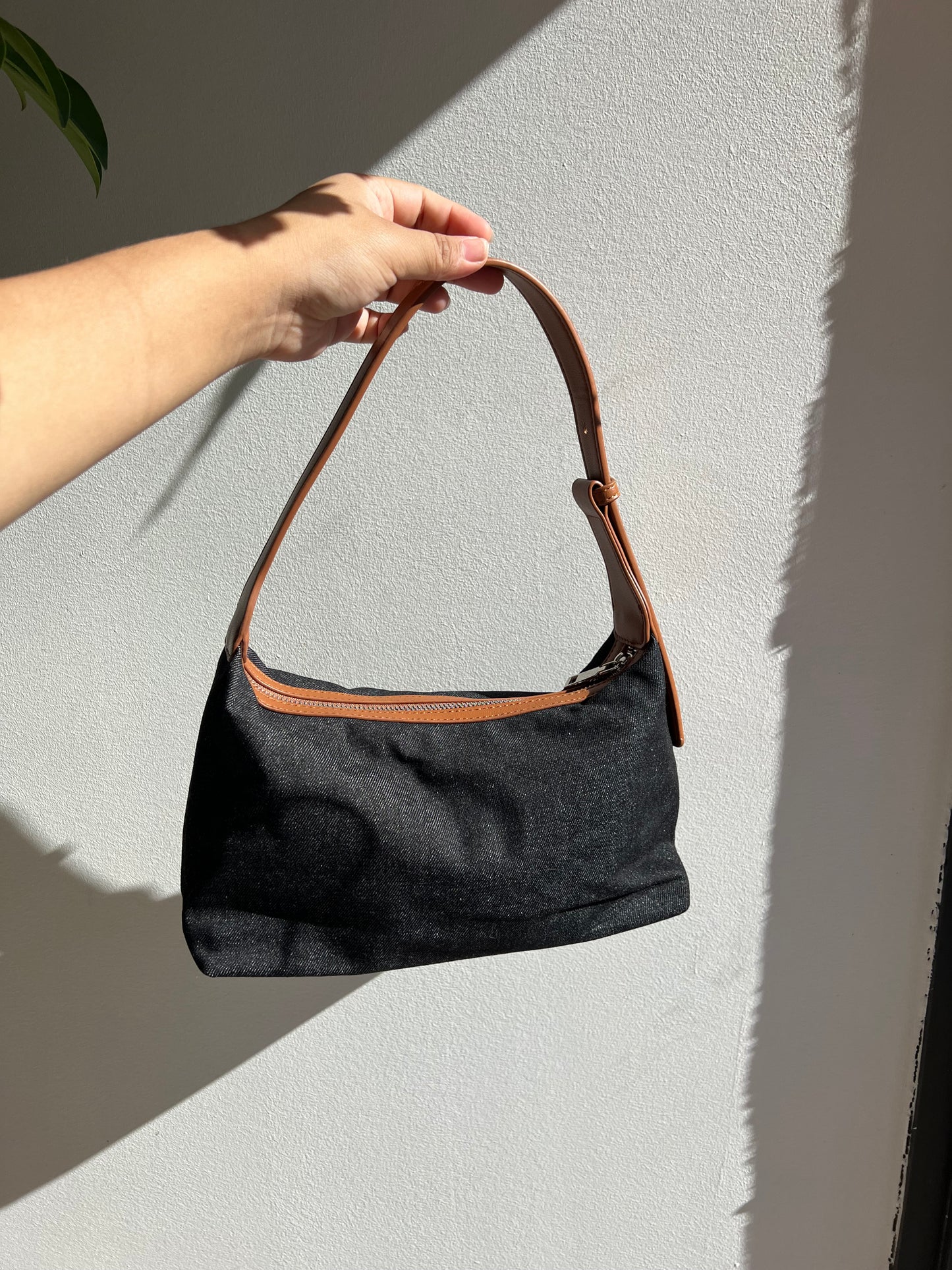 HANA Denim shoulder bag