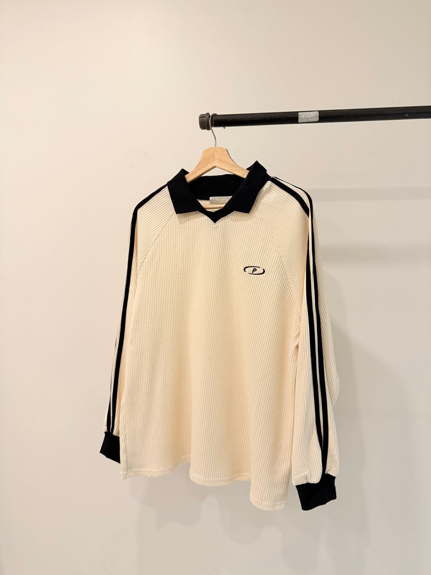 ROVE Oversized waffle sporty top