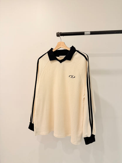 ROVE Oversized waffle sporty top