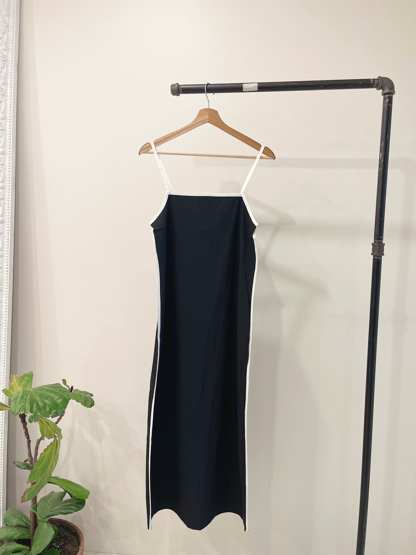 DELPHINE Colourblock slip dress