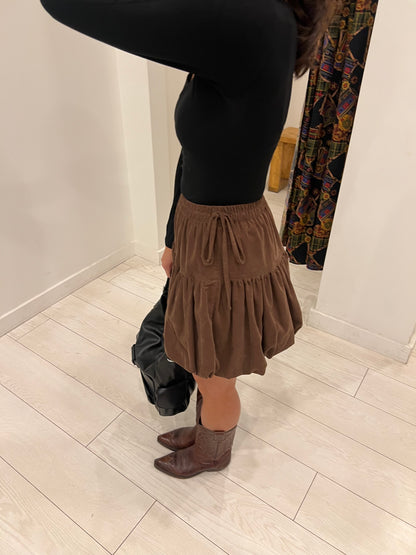 FASSO Corduroy puffy skirt