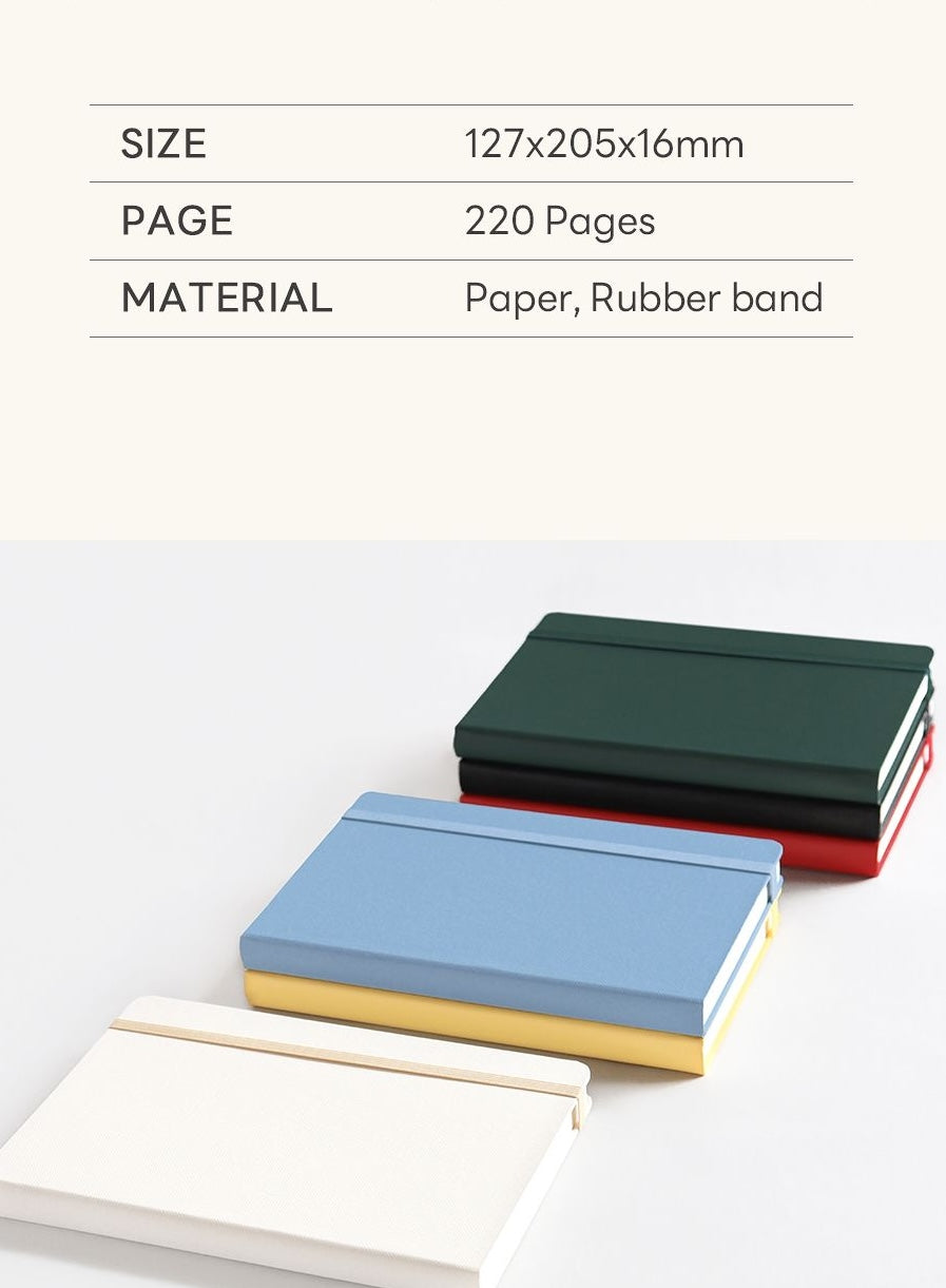 FERN Lined band notebook