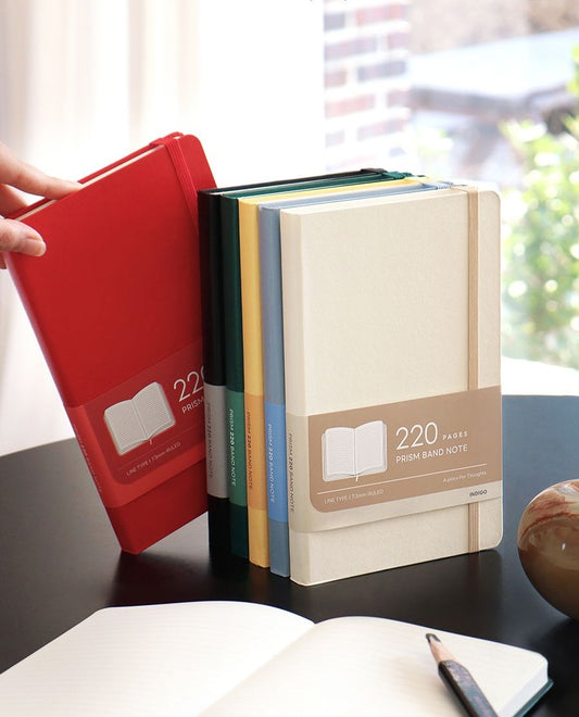 FERN Lined band notebook