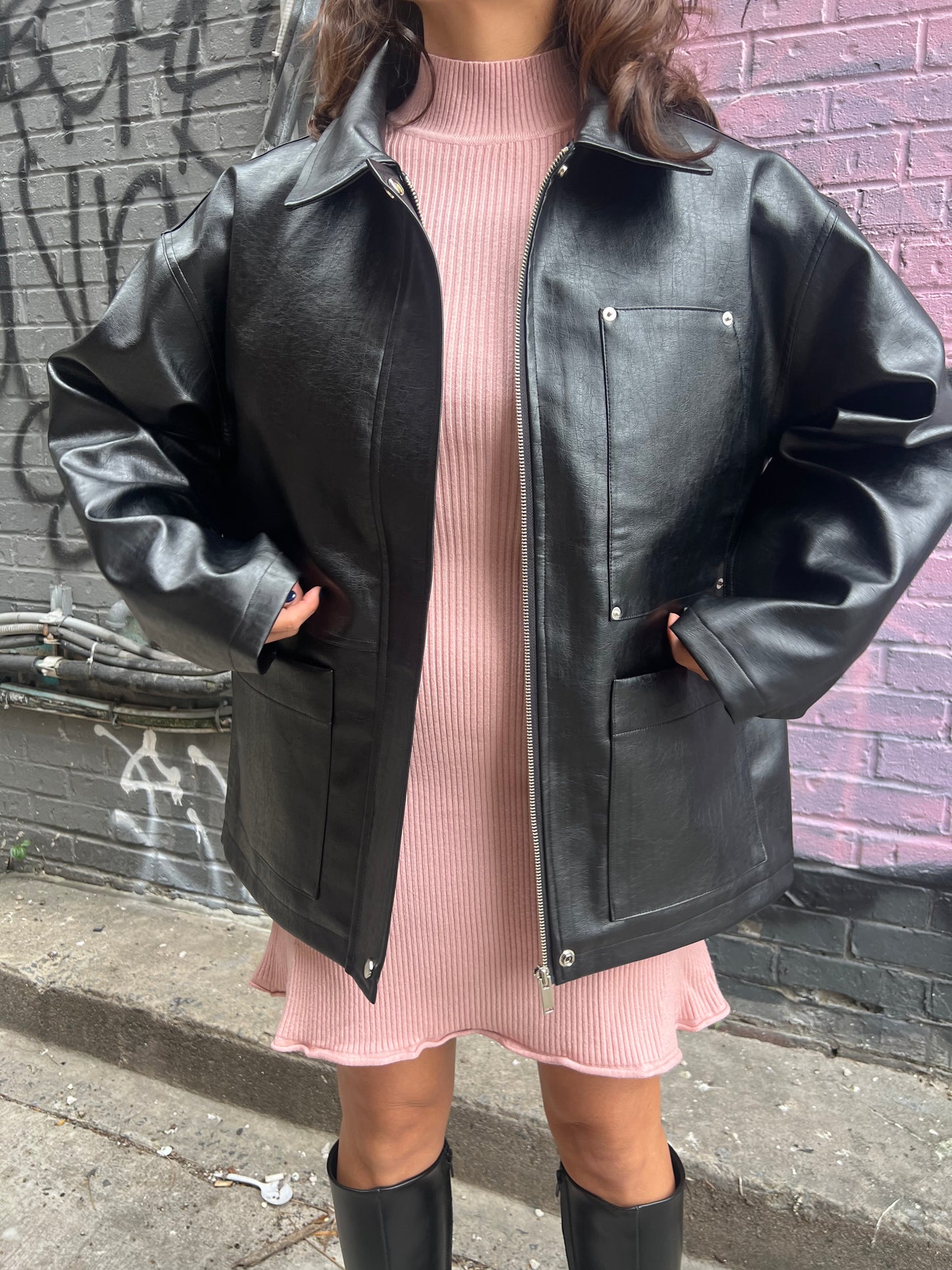 HEOS Vegan leather jacket