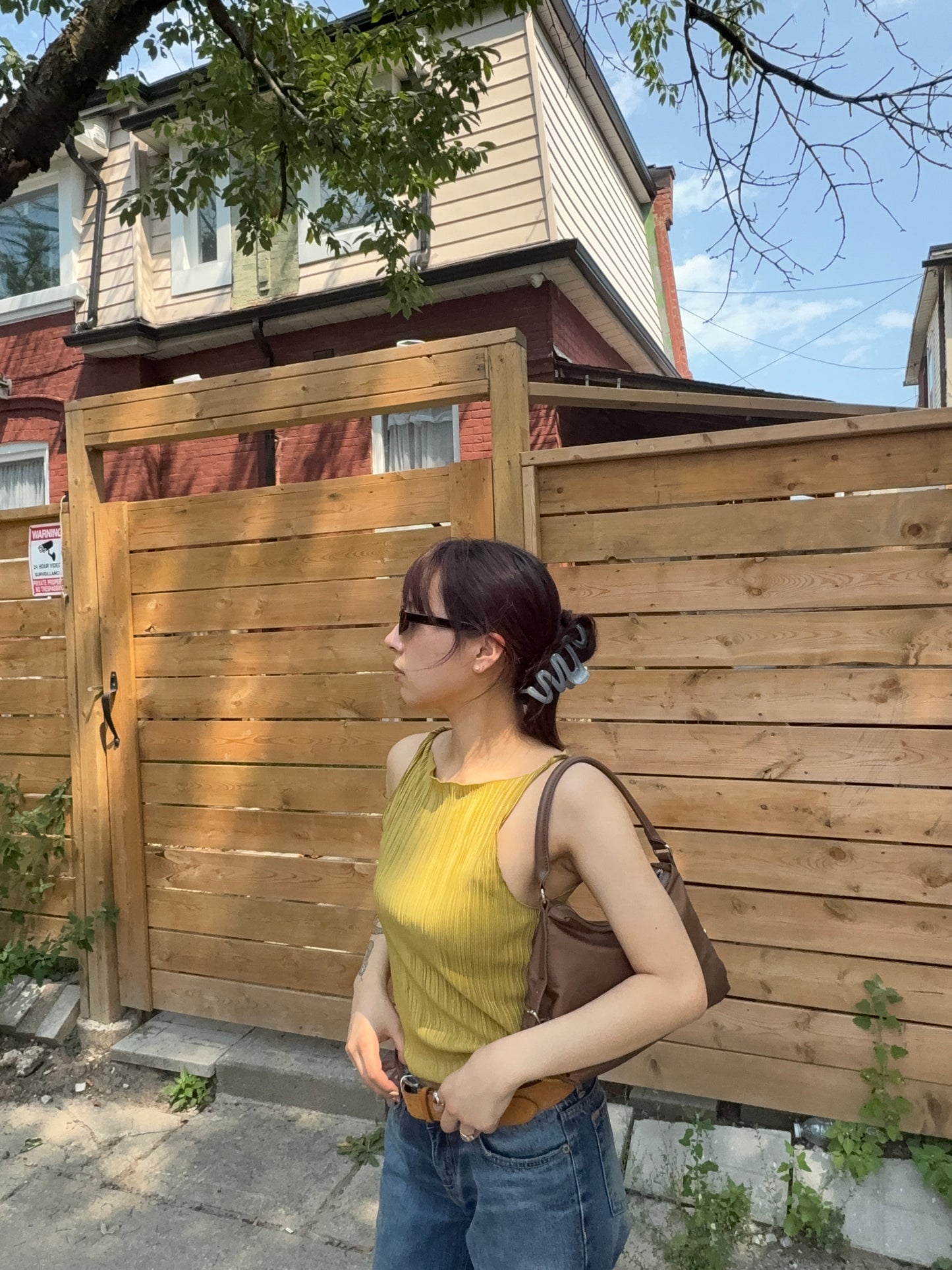 HARRIET Pleated tank