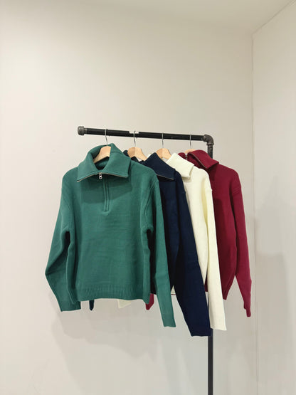 ROWN Zip-up turtleneck