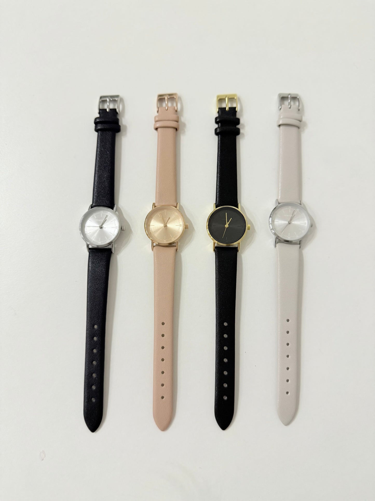 HIDDEN Leather watch