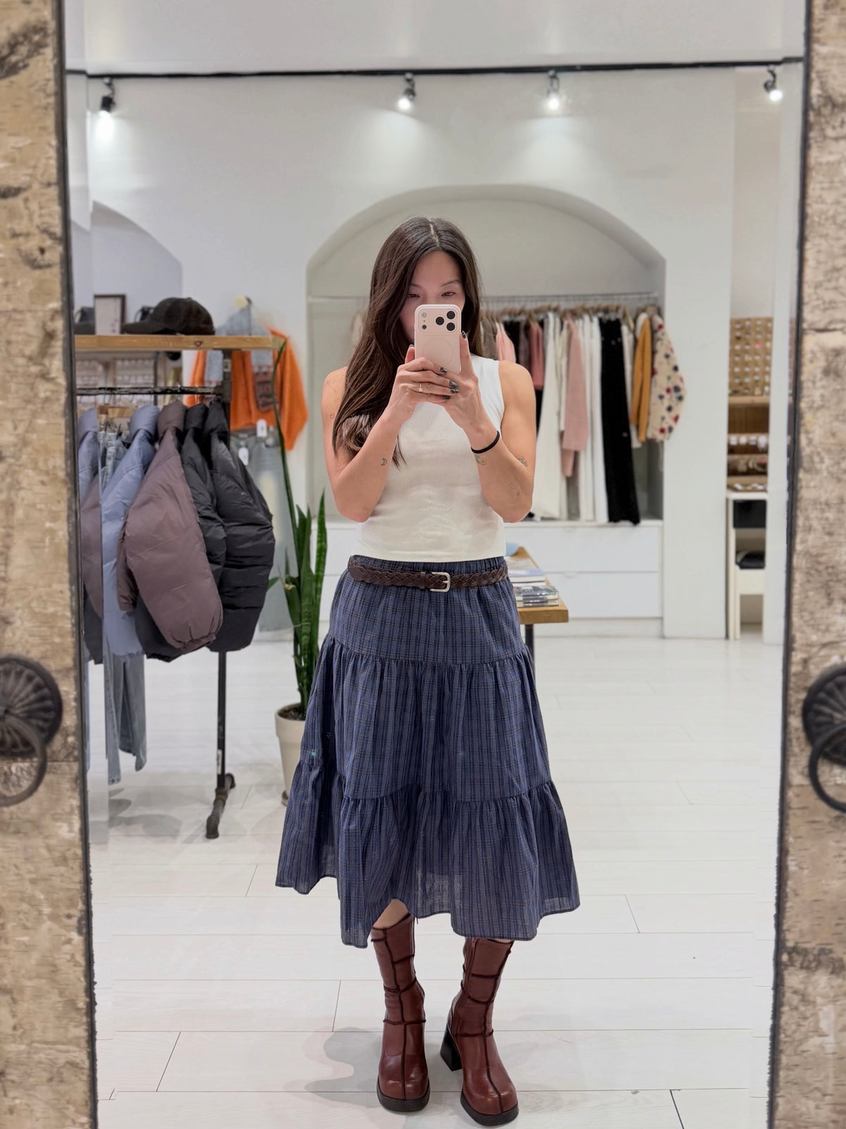 PERRIE Plaid skirt