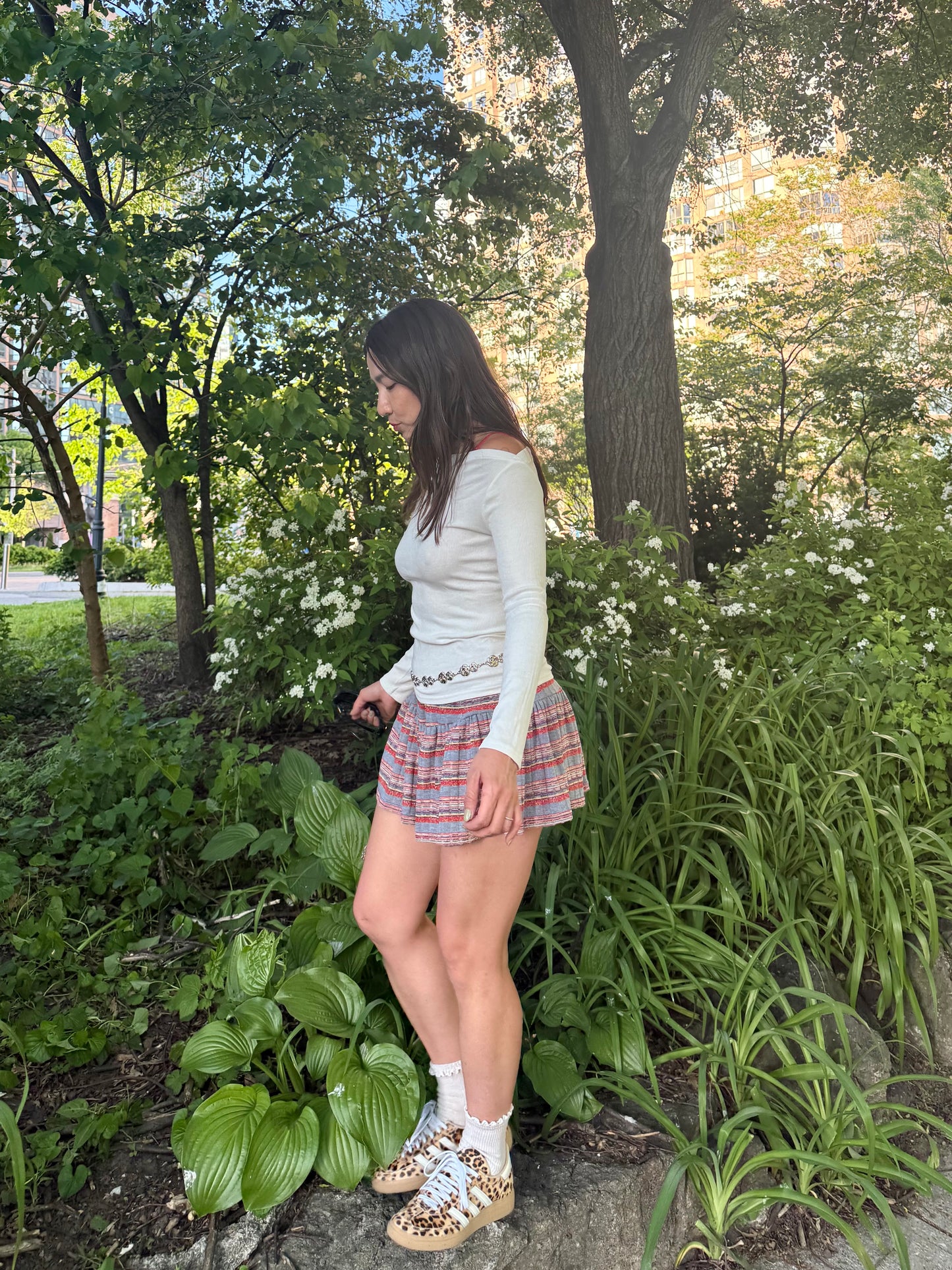 HUMBER Multi colour mini skirt