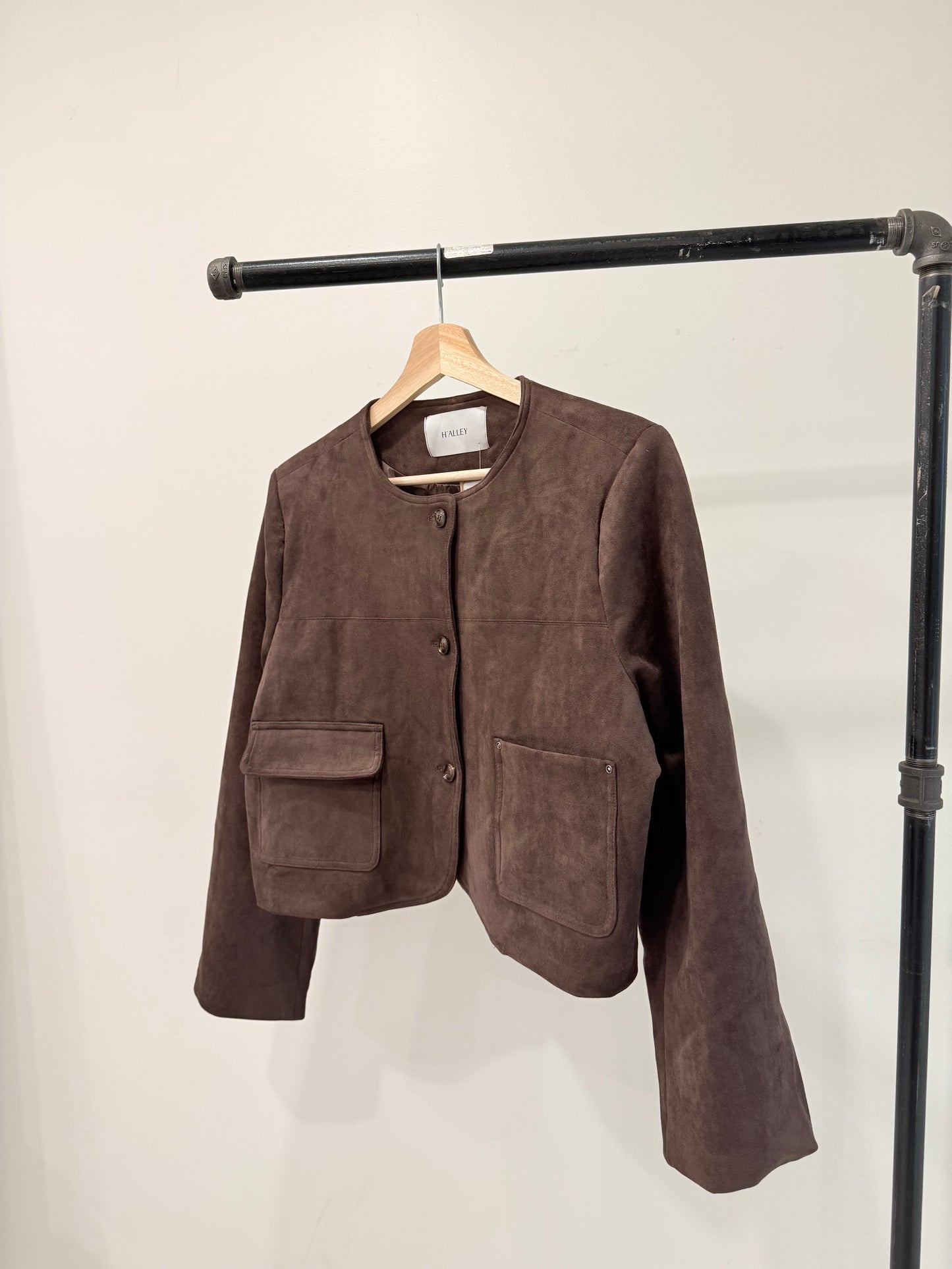 LADY Faux suede jacket