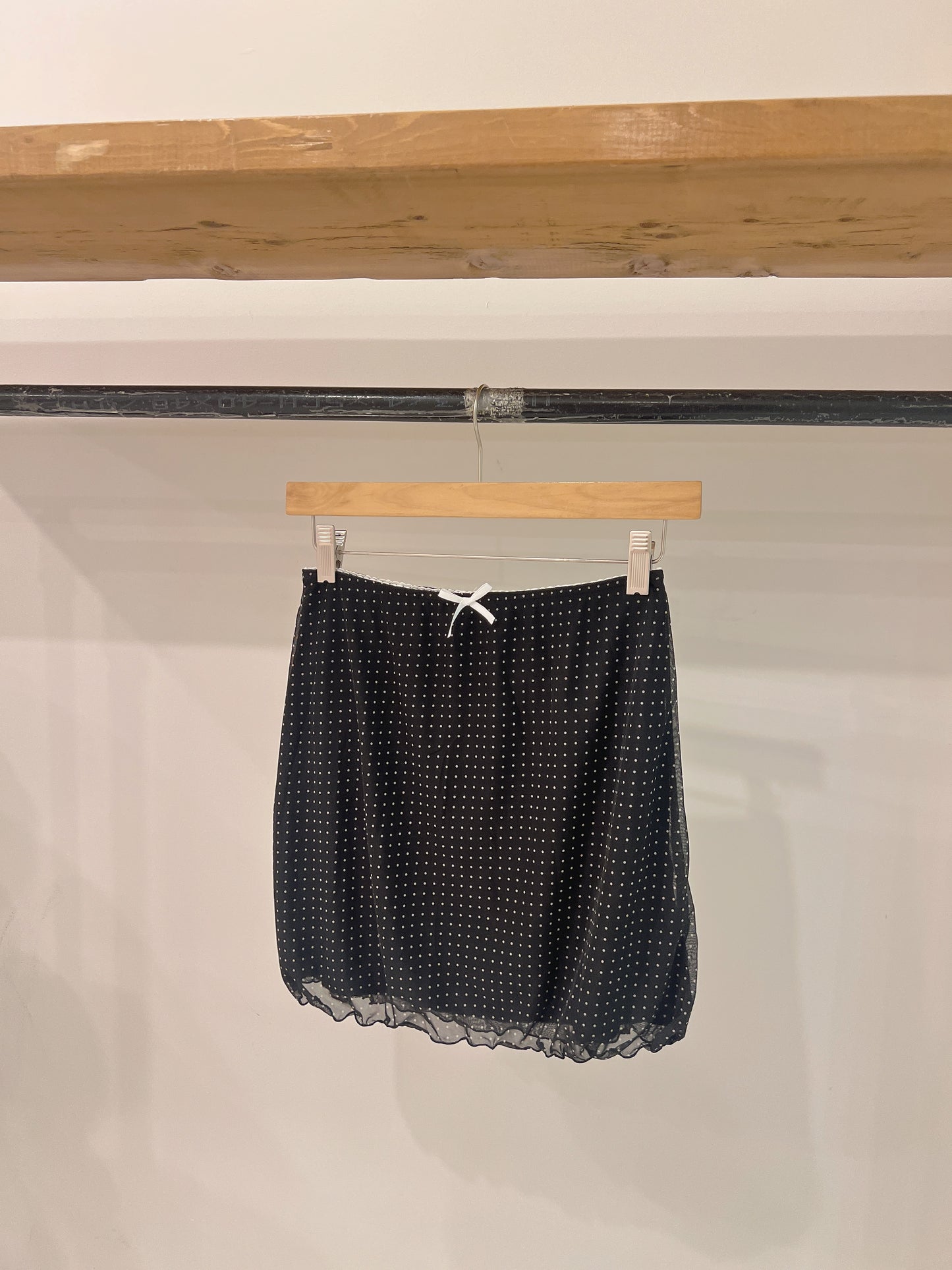 CHERRY Polkadot mini skirt