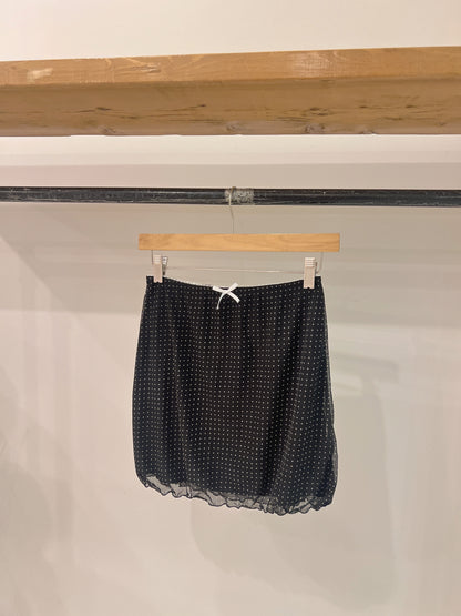 CHERRY Polkadot mini skirt