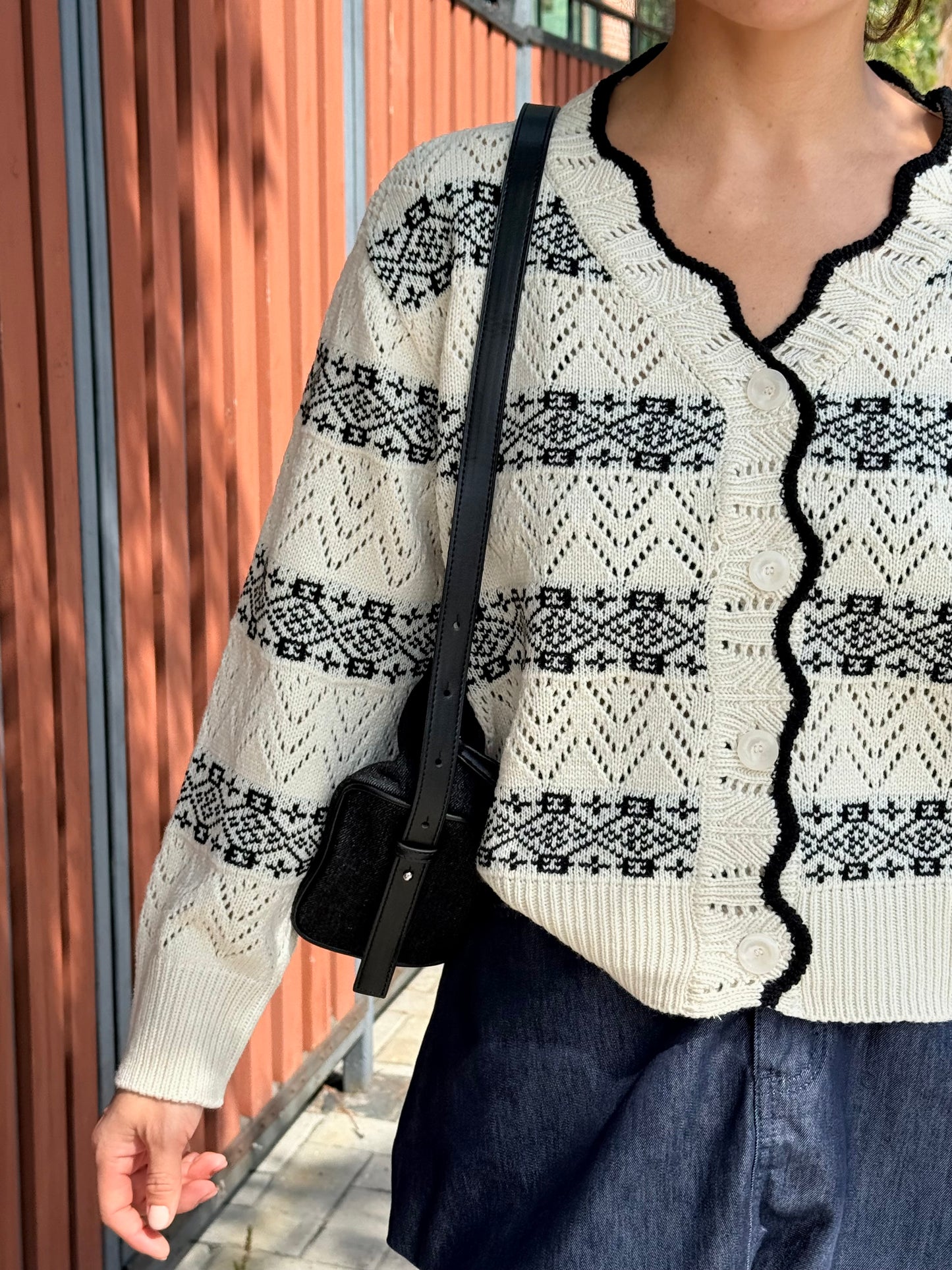 COZY  Printed cardigan