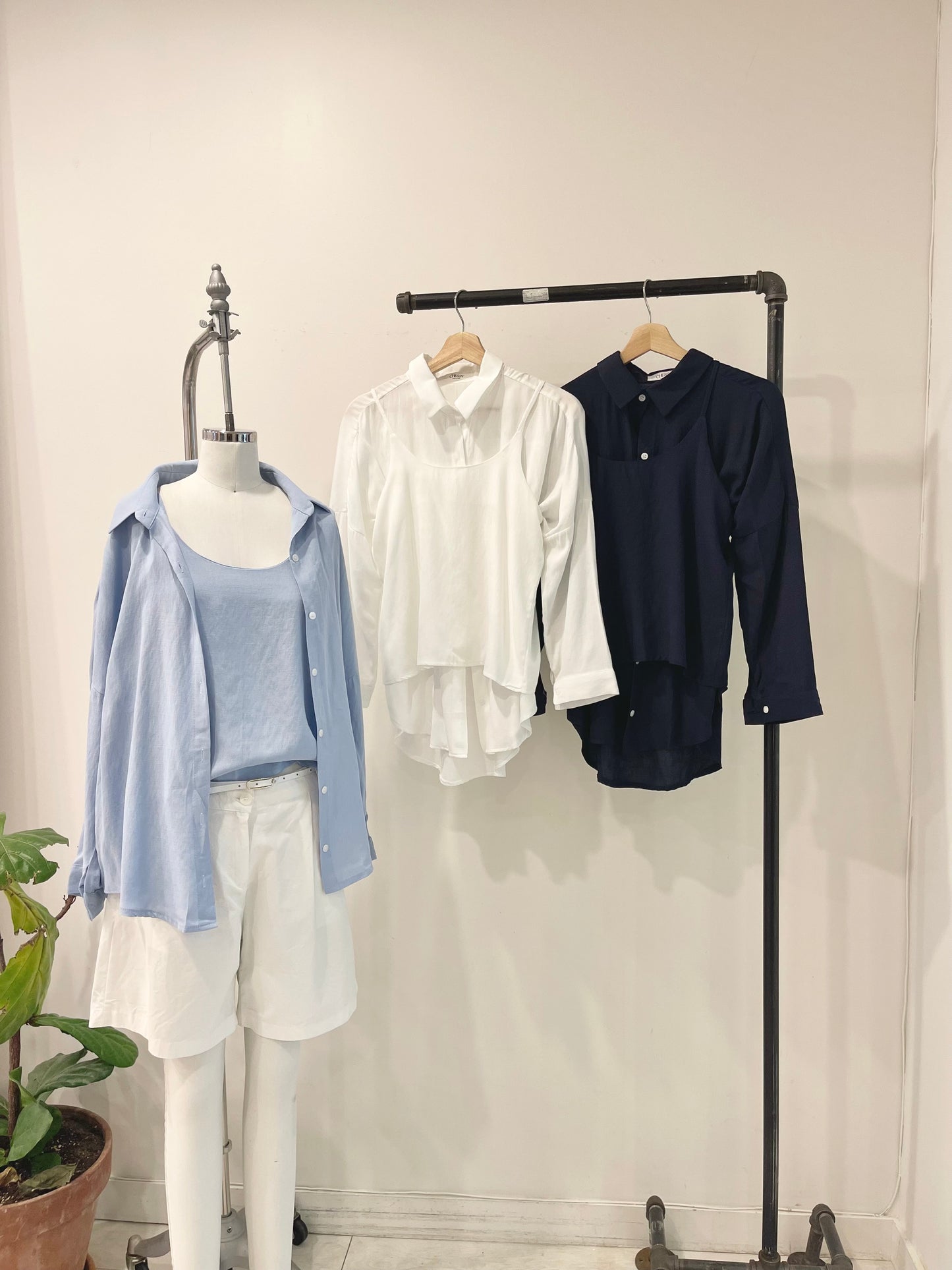 THEA Cami-and-shirt set
