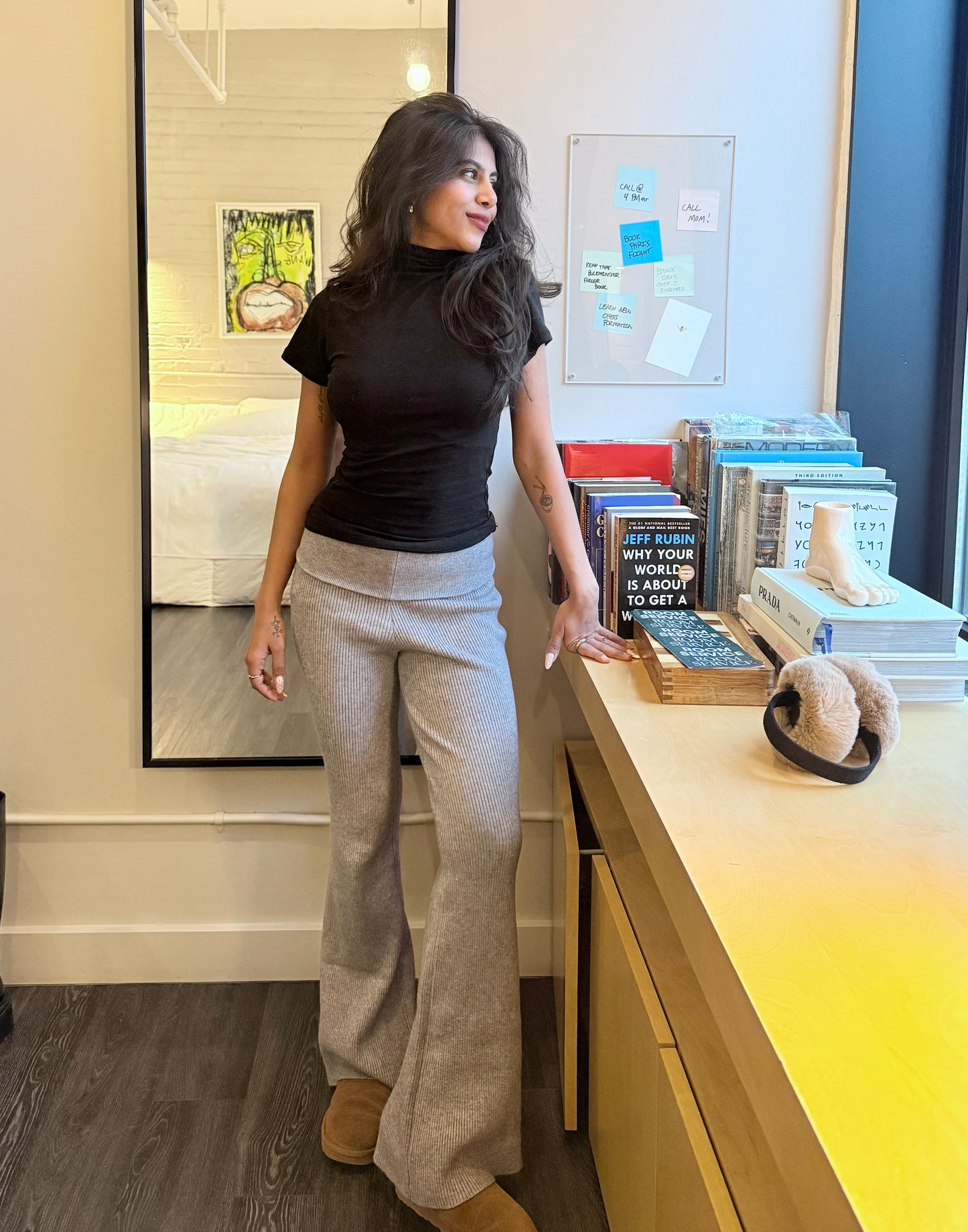 SABRINA Ribbed pants