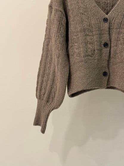 TIDE Cable-knit cardigan