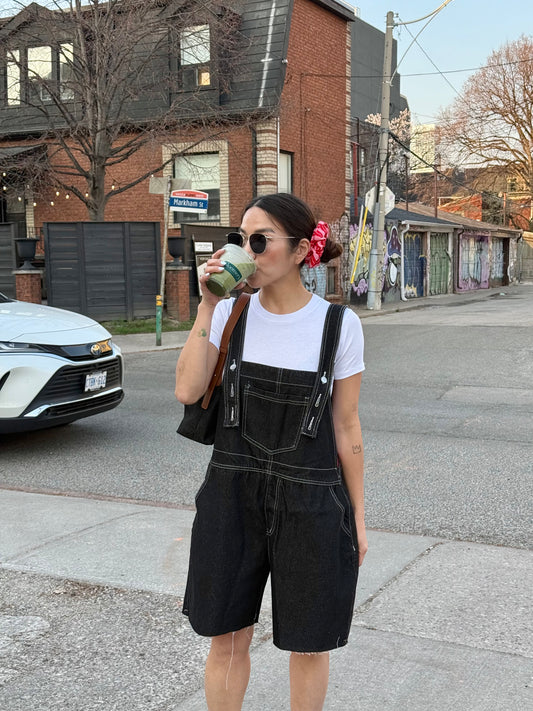 CHOP Raw denim shortalls