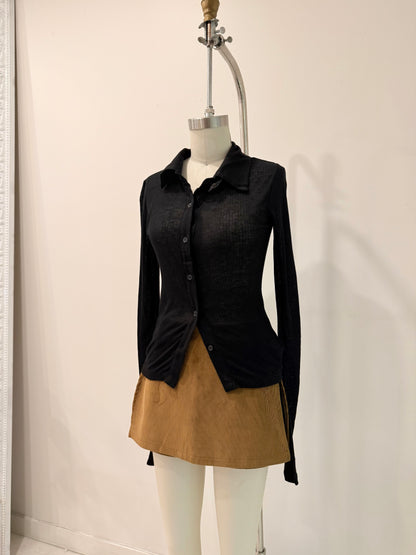 ASTELS Sheer collar top