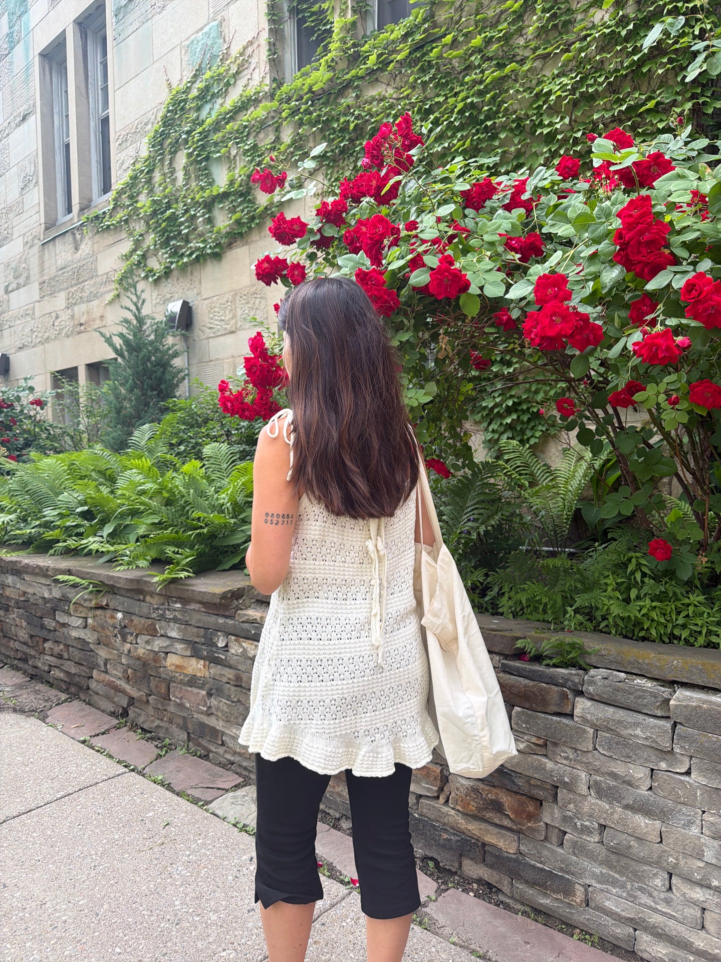 MILOU Crochet dress top