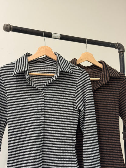 RAE Stripe knit shirt