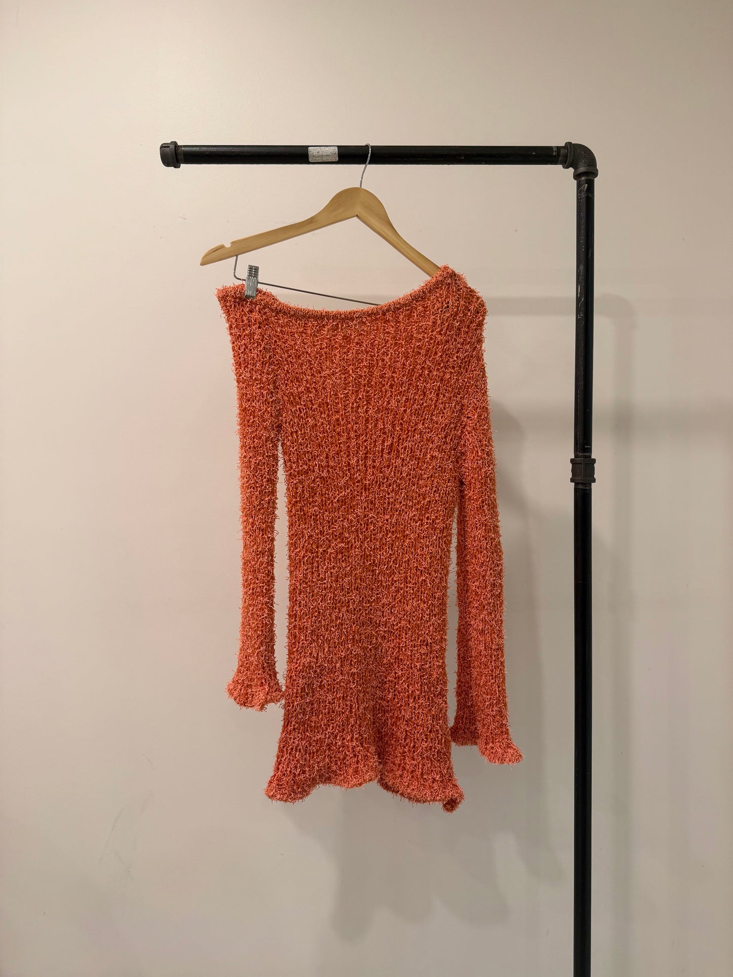 ROAR Asymmetric long knit top