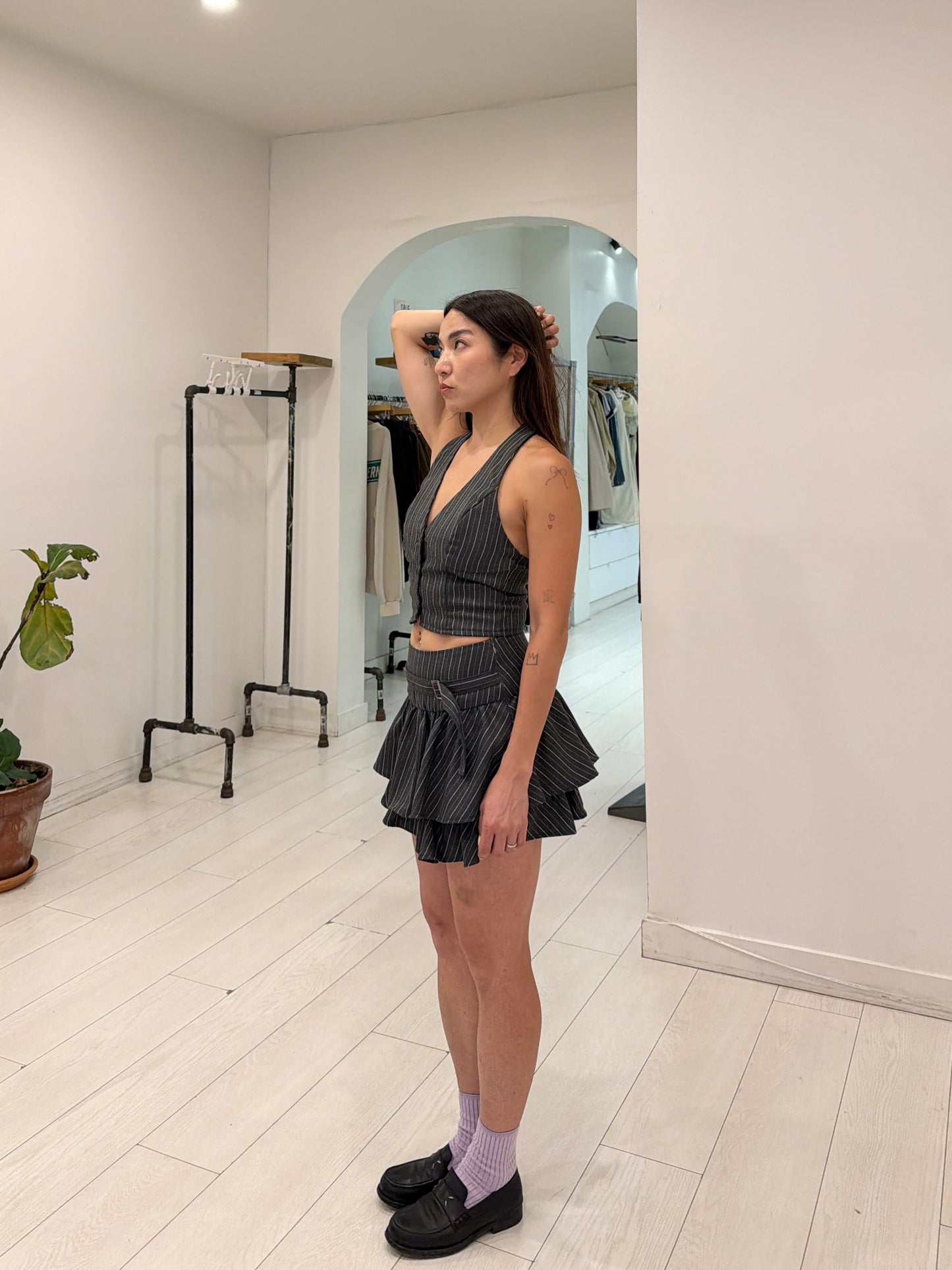 ELLA Pinstripe set