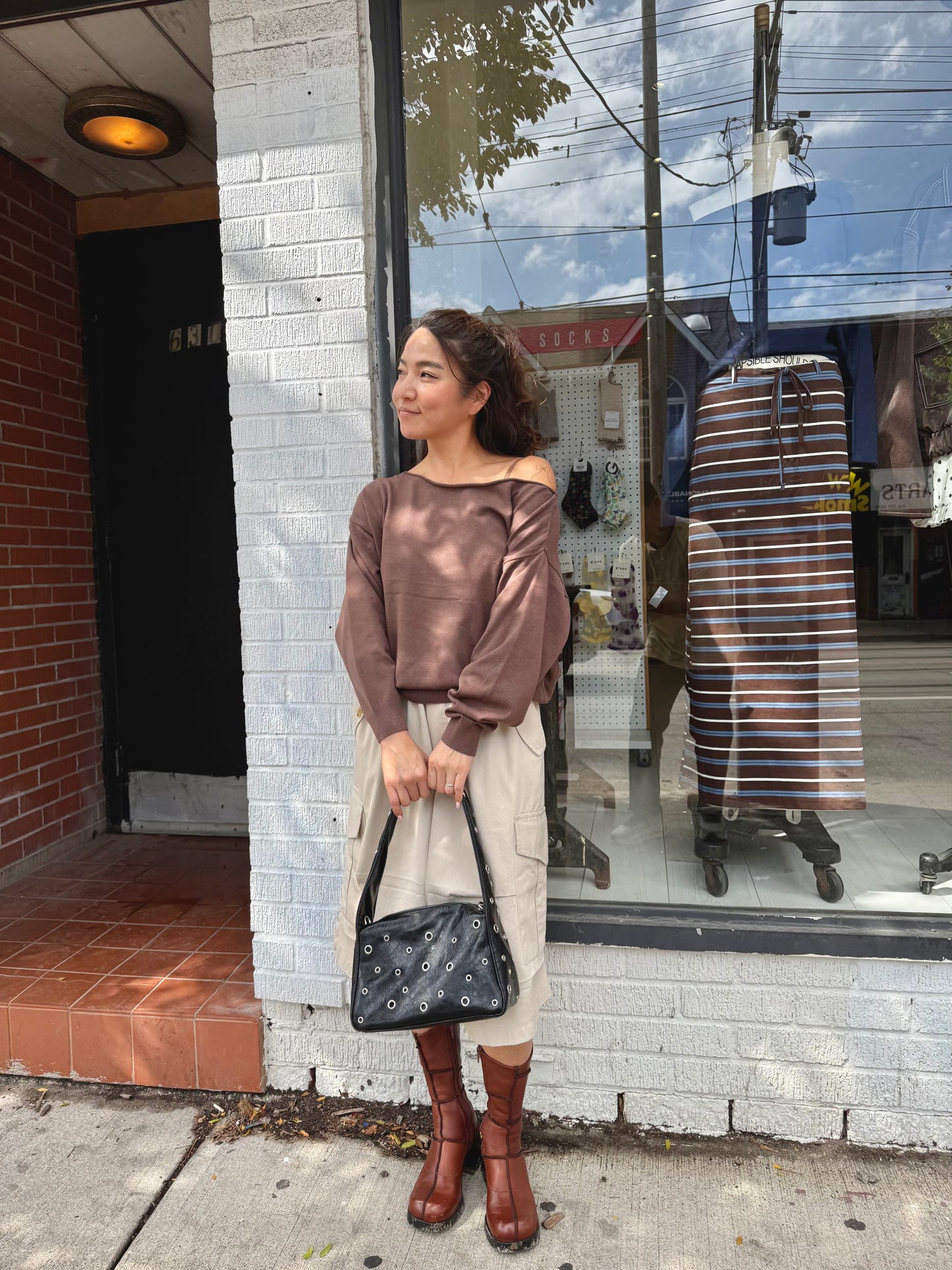 REMARK Boatneck sweater