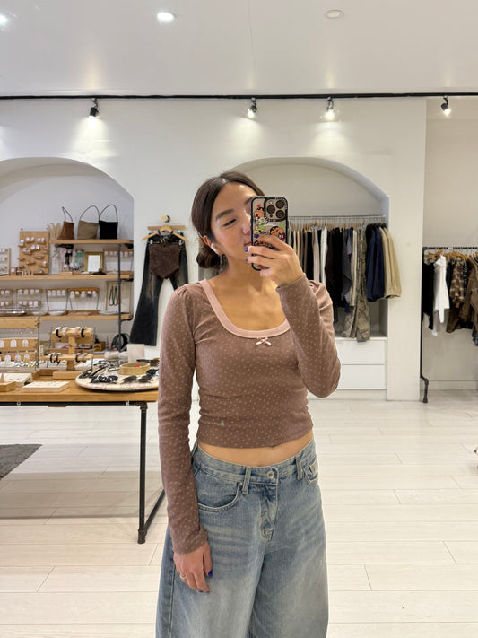 JOYCE Long sleeve slim tee