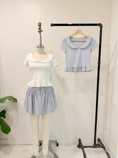 BODA Peterpan collar top