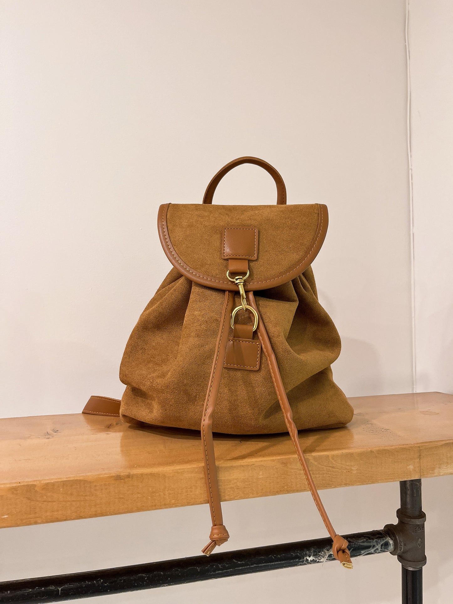 SIRA Suede backpack