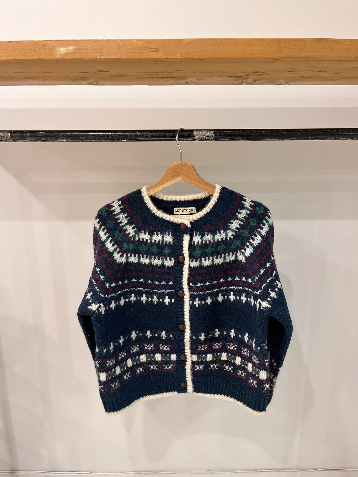 CLAIRE Fair isle cardigan