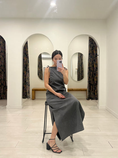 DOLLY Maxi slit dress