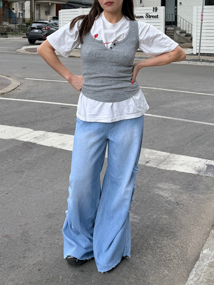 HARLEY Wide-leg jeans