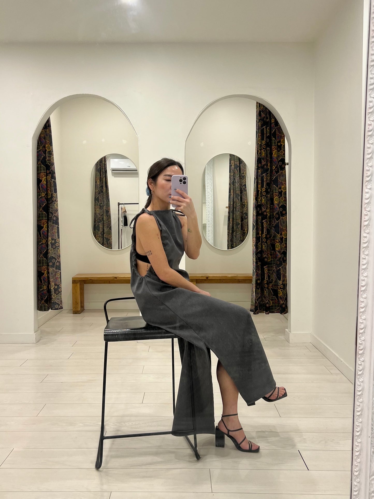DOLLY Maxi slit dress