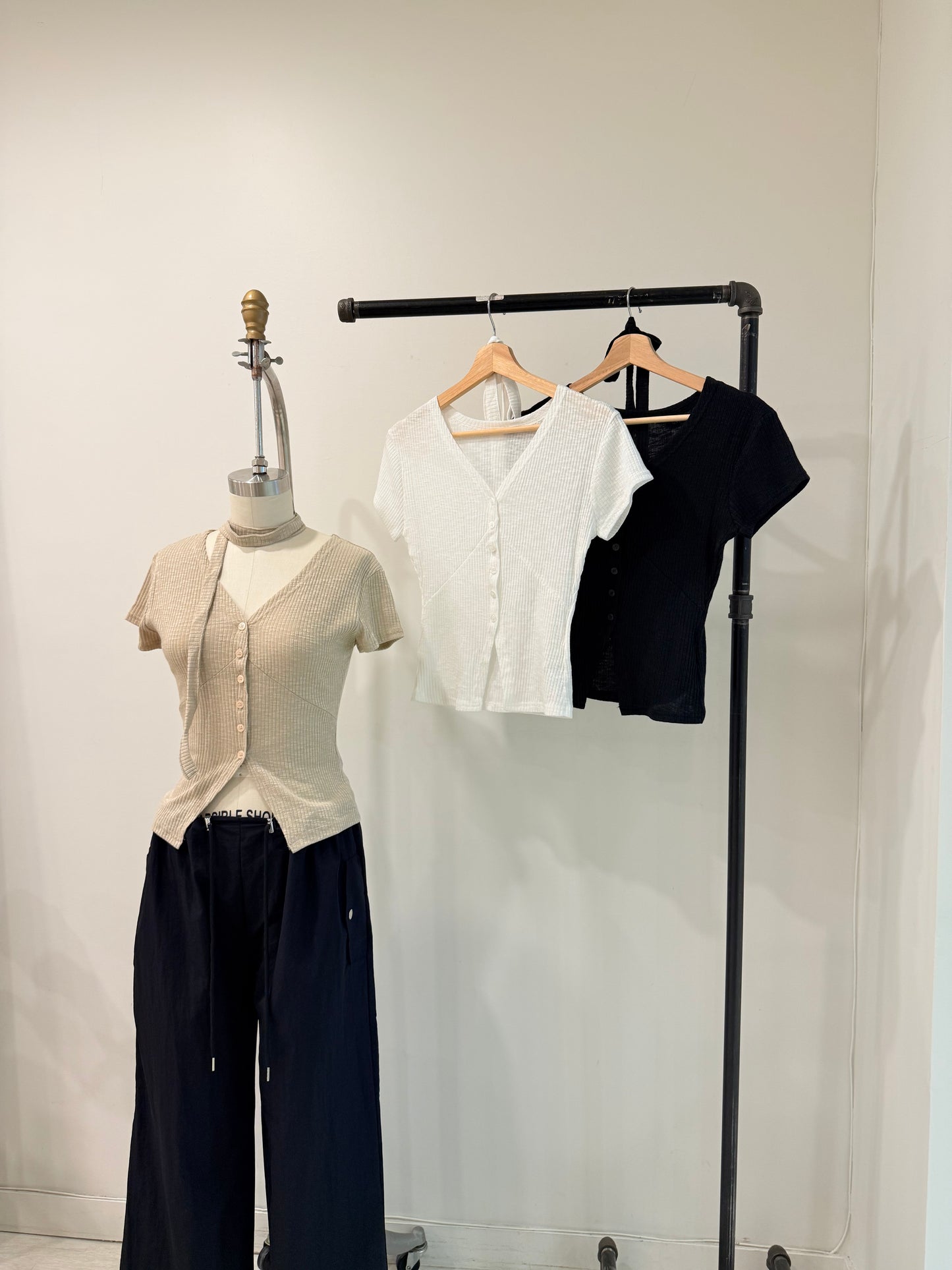 PEACE Button-up top