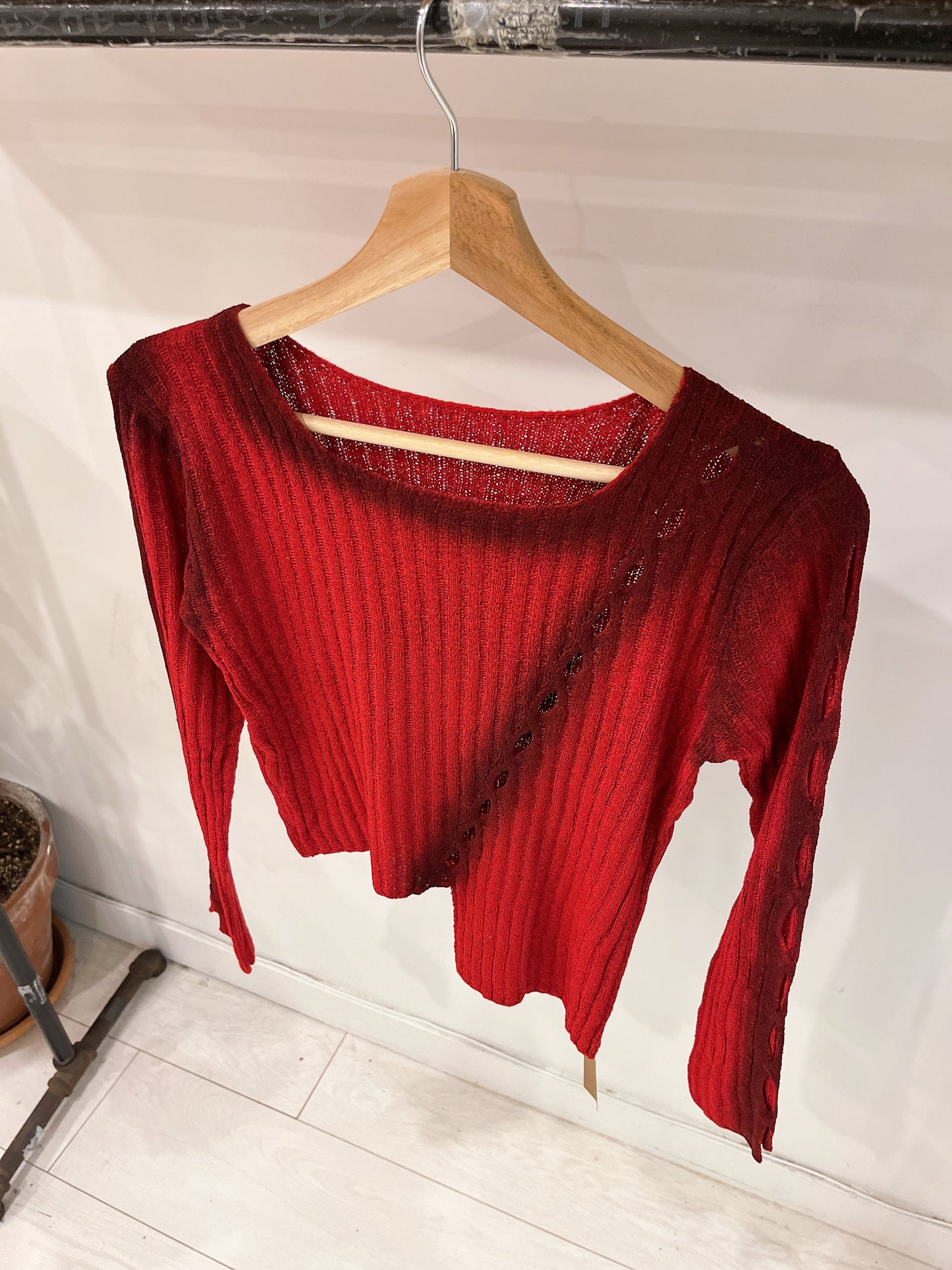 BREE Cutout knit top