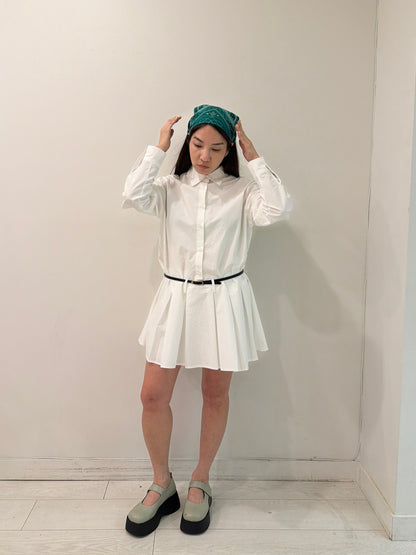 JOSIE Pleated shirtdress