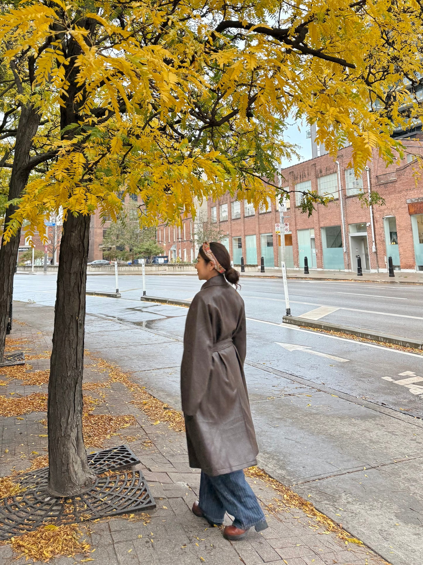 MAYBE Vegan leather coat