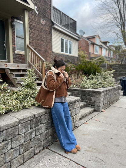 ORING Shearling tote bag