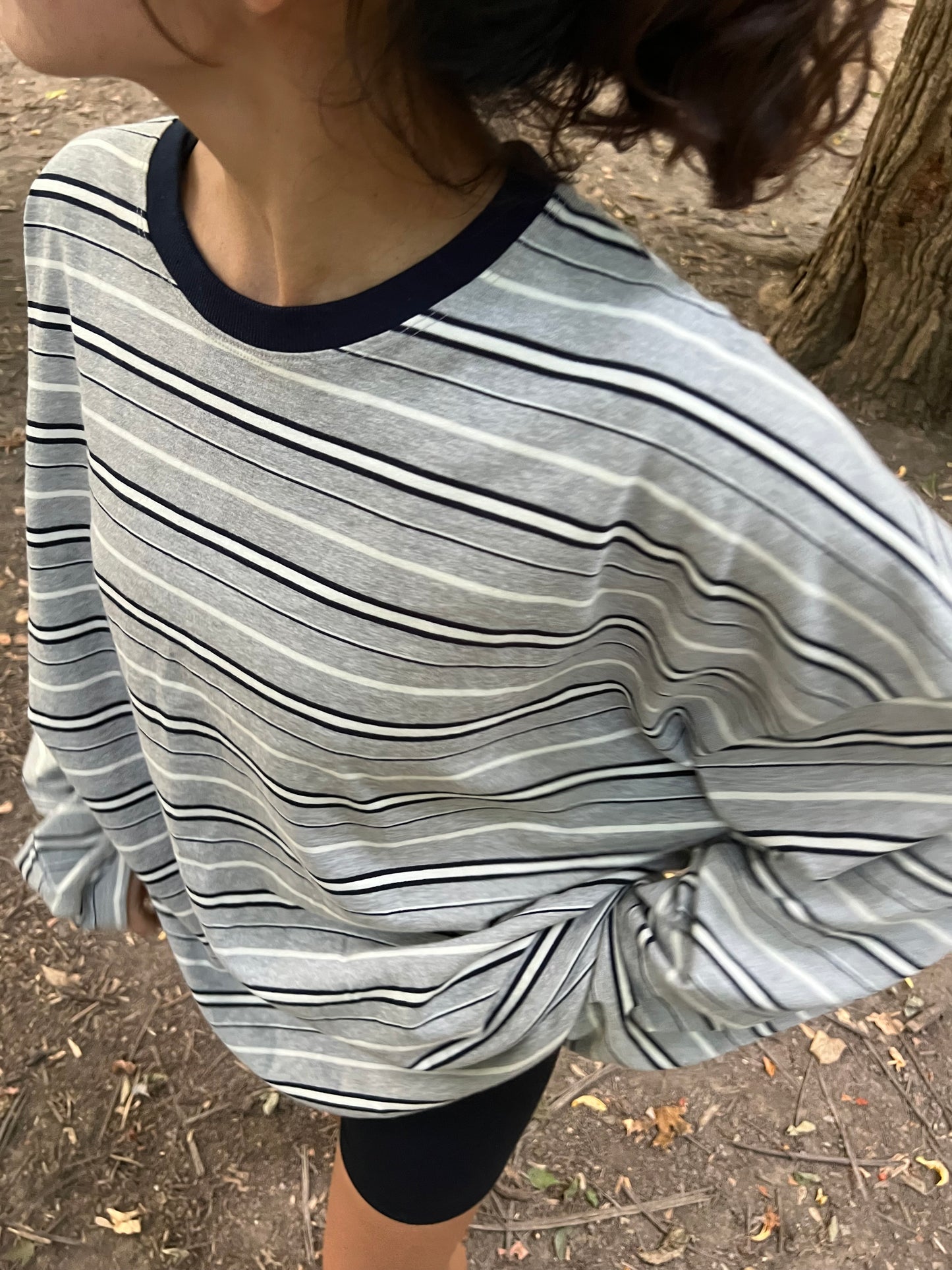 TEO Stripe long tee