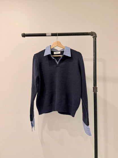 RIAN  Faux layered knit