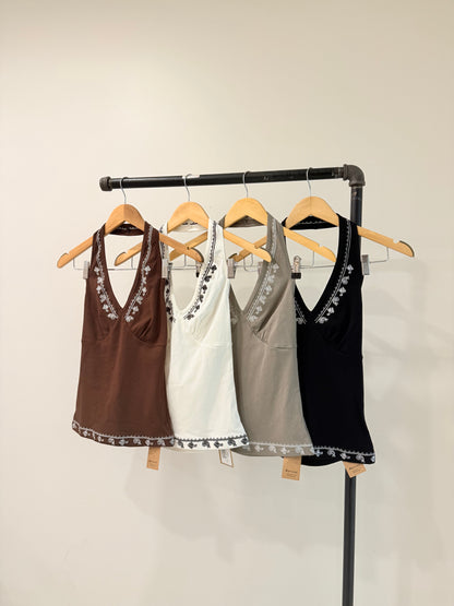 MINA Boho halter top