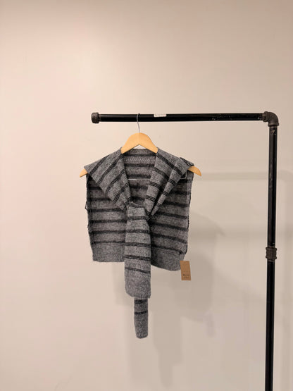 THIS Faux cardigan scarf