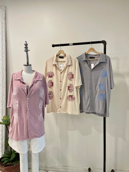 ROWAN Shell terry camp shirt
