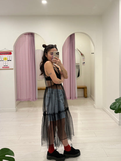 KAYA Sheer mesh dress