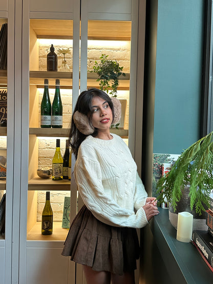 TIDE Cable-knit sweater