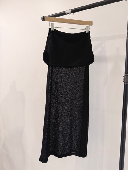 SASHA Draped skirt