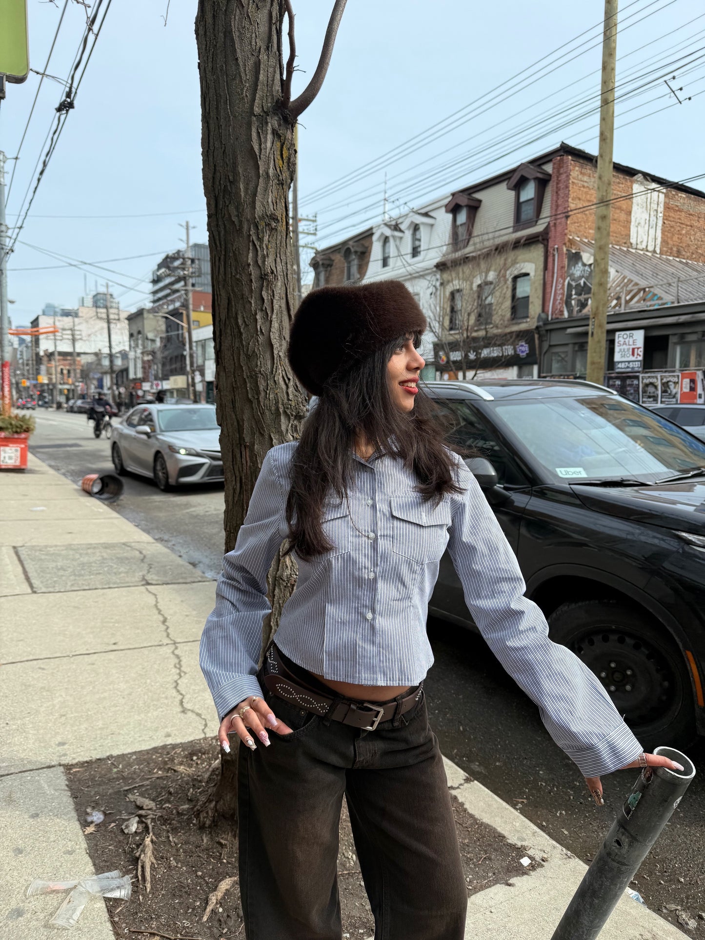 LINE Cinched shirt