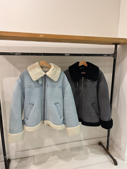 MICO Denim sherpa jacket