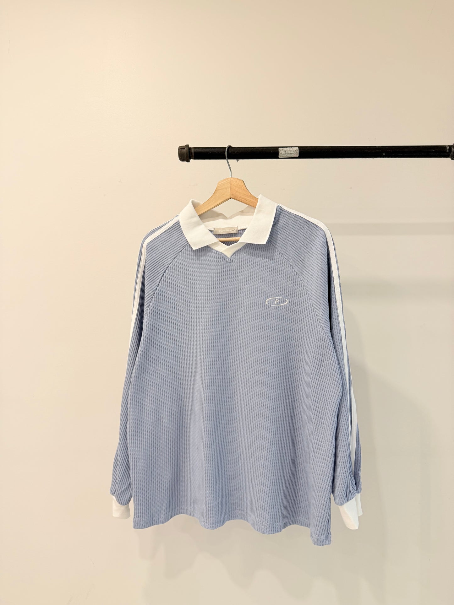 ROVE Oversized waffle sporty top